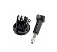 vhbw vite per treppiede da 1/4" compatibile con GoPro Hero 4, 5, 6,7, 8 fotocamera, DSLR - plastica/metallo, nero