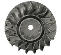 vhbw Volano compatibile con Stihl MS 231, MS 251, MS 231C, MS 251C motosega - 10 cm diametro esterno, 3,4 cm spessore, 300 g argento