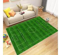 VHCLYBJU Tappetino per campo da calcio Tappeto per campo da calcio Tappeto per camera da letto per bambini Campo da calcio Tappeto per area giochi per bambini Tappetino a tema sportivo Ta
