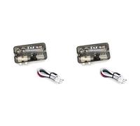 Vheolk 2X Convertitore Audio per Auto da 12 V Stereo Adattatore per Convertitore di Livello 'Altoparlante con di Frequenza Regolabile da Alto Un Basso