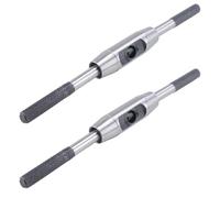 Vheolk 2X Manico Regolabile per Chiave per Maschi, per Maschi Metrici M1-M8, Utensile Manuale per Maschiatura con Alesatore per Maschi, Corpo Nel Pressofusione