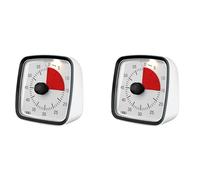 Vheolk 2X Timer da 60 Minuti, Timer per la Classe Nel Classe, Timer per Il Conto Alla Rovescia per Bambini E Adulti, Strumento di Gestione del Tempo per L'Insegnamento del Nero