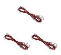 Vheolk 3X 22 Gauge 15M Rosso Nero Zip AWG di Alimentazione A Terra in Rame Incagliato