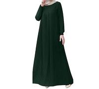 Vhersily 2025 - Abiti Musulmani Donna Moderni Hijab Donna Musulmano Cotone Vestiti E Velo Mezza Manica Abito da Preghiera Jilbab Khimar Ramadan per I Reali Islamici
