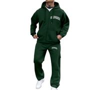 Vhersily 2025 Completi da Uomo Sportivi Zip con Cappuccio Autunno E Inverno Tuta 2 Pezzi Giacca Pantalone Leggera Tute Ginnastica Maniche Lunghe Completo Tennis per Fitness Jogging, Costumi di Coppia