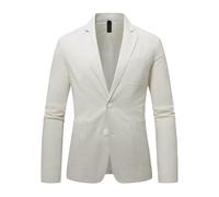 Vhersily 2025 Giacca da Uomo Blazer Modello Scuro Stile Tribunale ReTro Un Pulsante con Vestito Slim Elegante Business Tasche Chic Moda Fit Cotone Adulto Body Suit per Matrimoni, Mezze Stagioni