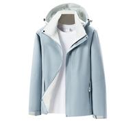Vhersily 2025 Giacca Impermeabile Donna Leggera Antipioggia Antivento Lungo Trench con Cappuccio Giacce a Vento Raincoat Cappotti Giubbotto Zip Sportiva Parka per Aperto Campeggio Trekking
