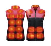Vhersily 2025 Gilet Riscaldante a Nove Zone con Doppio Controllo USB Unisex Colorato Autunno e Inverno Termico Intelligente e Ricaricabile, Per Il Tempo Libero, Morbida, Comoda Outwear Classico