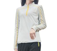 Vhersily 2025 Maglia da Ciclismo Donna a Maniche Lunghe Mountain Bike Top Pantaloncini Bici MTB da Strada, per Le Mezze Stagioni, per Trekking, Sottile, Workout Running Bodybuilding Sportivo