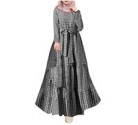 Vhersily 2025 offerte - Abbigliamento Casual Arabo Musulmano Abiti da Preghiera Islamici da Donna Leggero Vestaglia per Ramadan