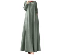 Vhersily 2025 offerte - Abiti Musulmani Donna Dubai Hijab Donna Musulmano Cotone Vestiti E Velo Elegante Toga Lunga per I Reali Islamici