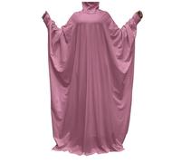 Vhersily 2025 offerte - Abiti Musulmani Donna Inverno Abito da Preghiera per Donna Vintage Abito da Preghiera Jilbab Khimar Ramadan per Preghiere Ed Escursioni