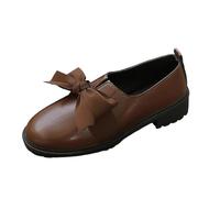 Vhersily 2026 Pantofole da Donna Mocassini con Fiocco Suola Spessa Stile Britannico Scarpe da Donna Zeppa per Feste Vacanze Oktoberfest Matrimonio Ufficio Costume Tradizionale Bavarese