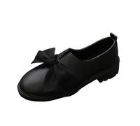 Vhersily 2026 Pantofole da Donna Mocassini con Fiocco Suola Spessa Stile Britannico Scarpe da Donna Zeppa per Feste Vacanze Oktoberfest Matrimonio Ufficio Costume Tradizionale Bavarese
