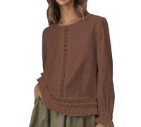 Vhersily 2026 Top Estivo Da Donna A Maniche Corte, Girocollo, Maniche A Sbuffo, Magliette Casual Con Glitter Boho in Tinta Unita Maglietta Rave Clubwear Vintage Chic e Elegante Y2K Da Lavoro