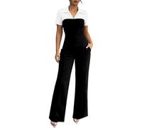 Vhersily 2026 Vestito Cerimonia Donna Due Pezzi Eleganti Slim Fit Tailleur da Lavoro Casual Oversize Complete Ufficio Giacche e Pantalone Completo da Cerimonia Comoda per Matrimoni e Feste