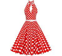 Vhersily Abito Da Cocktail Vintage Da Donna 2026 Stile Anni '50 Linea Ad A Con Collo Sciallato Per Occasioni Speciali Concerti Country Rodeo Rave Casual Moda Aderente Curvy Vestiti Primavera Estate