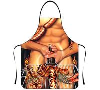 Vhersily Black Friday Cucina Grembiule Sexy Divertente, da Barbecue per Uomo e Donna Regalo Partito Cosplay Grigliare Vectri, Grembiule Sexy Cucina, Divertente,Uomini, fidanzati BBQ