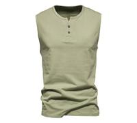 Vhersily Canotta Compressione Uomo Running Sportiva Tank Top Cotone Palestra Traspirante Elasticizzato Canottiere per attività Aperto Maglietta Senza Maniche Stagionale Comoda Asciugatura Rapida