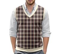 Vhersily Canotta da Uomo con Scollo A V Casual, Senza Maniche, Traspirante, Confortevole, vestibilità Larga, Stampa Grafica Estiva, Gilet Allenamento Atletico, Top Elegante, Abiti da Sera Formale