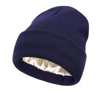 Vhersily Cappello Invernale Unisex Molto Caldo Morbido Elastico e Resistente Beanie e Interno Seta per Capelli Sempre in Ordine Berretto Cuffia Anticrespo Comodi Sottile per Allenamento, Tempo Libero