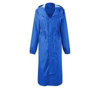 Vhersily Donna Giubbino Viaggi Versatili Leggere Montagna Leggero Maniche Lunghe Autunno Inverno Escursionismo a Vento Cappotto Raincoat Impermeabile Sportiva Outdoor Morbida, Per Il Tempo Libero