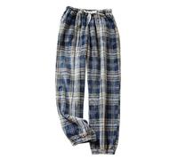 Vhersily Donna Pantaloni da Pigiama con Elastico in Vita Larga Pile A Quadretti Morbido Invernale Comodi per Casa Casual Sleepwear, Discoteca, Perfetta per Autunno e Inverno, Costumi di Coppia