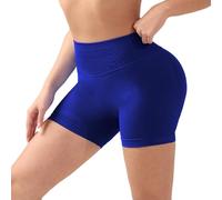 Vhersily Leggings Ginnastica Donna Corti Pantaloncini Biker Vita Alta Senza Cuciture, Workout Running Bodybuilding Sportivo, Scrunch Butt Push Up Yoga Opachi Leggins Corti per Allenamento Gym Fitness