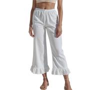 Vhersily Pantaloncini Sottogonna Vittoriano Donna, Cotone Sottovesti a Pantalone Vittoria Donne Mutande Sottoveste Bloomers Pants, Atletici, Escursionismo, Con Tasche, Da Lavoro, Da Pigiama, Raffinato