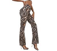 Vhersily Pantaloni a Zampa di Elefante Donna Lunghi Flare Palazzo Pantaloni Slim Pantaloni a Campana Curvy Aderenti Pantalone Bootcut Casual Eleganti Pantaloni a Gamba Larga