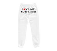 Vhersily Pantaloni da Jogging Sportivi da Palestra, con Vita Alta, vestibilità Atletica, con Stampa, alla Moda, con Tasche e Coulisse Regolabile per Jogging Fitness Allenamento, per Autunno e Inverno