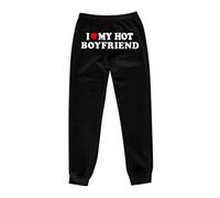 Vhersily Pantaloni da Jogging Sportivi da Palestra, con Vita Alta, vestibilità Atletica, con Stampa, alla Moda, con Tasche e Coulisse Regolabile per Jogging Fitness Allenamento, per Autunno e Inverno