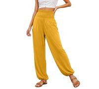Vhersily Pantaloni Donna Ampi Elastico Vita Alta Boho Chic Basic Yoga Moda Casual con Tasca Y2K Hip Hop Invernali Eleganti Moda da Lavoro Slim Fit Autunno Inverno Morbido e Leggera per Tempo Libero
