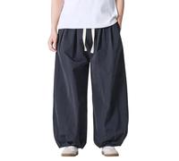 Vhersily Pantaloni Tai Chi Comodo Pantaloni da Allenamento da Uomo e da Donna Kung Fu Uniforme per Arti Marziali Qigong Wing Chun Shaolin Gamba Larga per Il Tuo Esercizio di Tai Chi