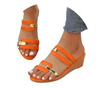 Vhersily Sandali Donna 2026 Estate Zeppe Tra Dito Sandalo Chic Dimensioni Punta Aperta Nudo Piedi Piattaforma Claquette Outdoor Sandalo a Clip Anti Scivolo Scarpe Spiaggia Flip Flops Per Mare