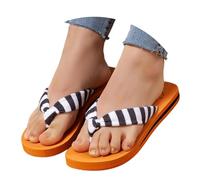 Vhersily Scarpe Donna Eleganti Sandali Compensée Donna Sandali Orthopedic De Marche Scarpe Anti'dérapantes Respirantes Et-Pieds Bohême Bout Aperto Con Talone Piattaforma Pantofole per Spiaggia