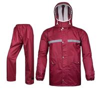 Vhersily Set Impermeabile Unisex Con Cappuccio Per Camminare, Alla Moda, Antipioggia Separato, Per Pioggia Pesante, per Trekking aperto Ciclismo, Per Autunno e Inverno, Da Lavoro, Comodi