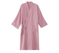 Vhersily Vestaglia da Donna e da Uomo in Cotone a Nido d'Ape Leggero Unisex, Perfetta per Autunno e Inverno, Giaccone Invernale Trench Coat Outwear, Costumi di Coppia, per Indossare Nuovo Semestre