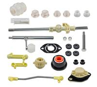 VHEUHZ Kit di Riparazione Cambio Manuale marce per sostituzione asta Barre e Boccole per Leva Marce compatibile con VW Golf II Jetta 2 Toledo MK1