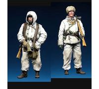VHGHHVEJ 1/35 WWII German Soldier Resin Model Kit Non Dipinto e Non assemblato (2 Figure) //R9X7O3