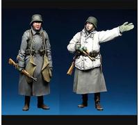 VHGHHVEJ 1/35 WWII German Soldier Resin Model Kit Non Dipinto e Non assemblato (2 Figure) //R9X7O5