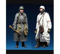 VHGHHVEJ 1/35 WWII German Soldier Resin Model Kit Non Dipinto e Non assemblato (2 Figure) //R9X7O6