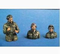 VHGHHVEJ 1/35 WWII Tank Soldier Resin Model Kit Soldato in Resina Non Verniciato e Non assemblato (3 Figure, Senza carro Armato) //R9X4O2