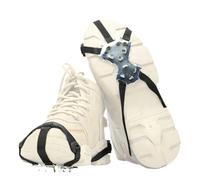 Vhjlfig Artigli per scarpe - Impugnatura antiscivolo in acciaio, scarpe invernali da trekking e maniglie per la neve | Per escursioni, arrampicata, giardinaggio, donna e anziani