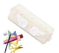 Vhjlfig Astuccio per Bambini Portapenne Custodia Borsa Wing Star con Grande | Custodia Kawaii Per Scuola Lavoro Asilo Prescuola Casa All'Aperto Viaggio Aula Studio