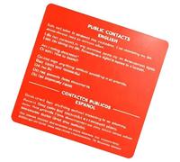 Vhjlfig Cittadinanza Flash Cards - 5 schede in acrilico - quaderno per non cittadini | Flash Cards Spagnole A Doppia Faccia Versione Inglese | Per Uomini Studenti Insegnanti osi Professori Turismo