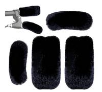 Vhjlfig Coprimanubrio moto | Parafango morbido in peluche - Copertura calda e resistente al, per la guida di moto, la motoslitta, il Quad in inverno ed estate e per il ciclismo