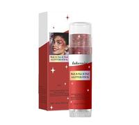 Vhjlfig di Glitter per Capelli | Gel Trucco Verde A Lunga Durata | Trucco Glitter per Capelli e Viso nei Colori Verde - Feste, Celebrazioni, Vacanze, Natale, Halloween, Eventi e Festival