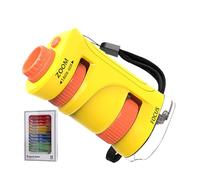 Vhjlfig Microscopio Portatile Per Bambini - Microscopio Ingranditore per Bambini con Zoom 60-80X e 12 Vetrini | Giocattolo Educativo Scientifico - Per Aula Escursionismo Prescolare Casa All Aperto