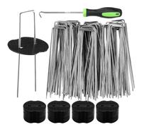 Vhjlfig Set di 50 in tessuto paesaggistico, resistenti per carichi elevati, per tubi di irrigazione del terreno, per sentieri esterni, cortile, terrazza, cavo di rete